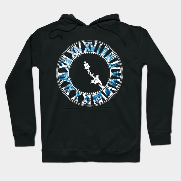 Final Hours (blue) Hoodie by Sevie